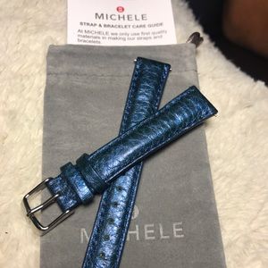 Michele leather band